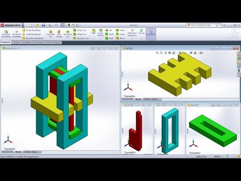 SolidWorks Assembly Practice Exercises for Beginners - 2 | Solidworks Assembly Tutorial