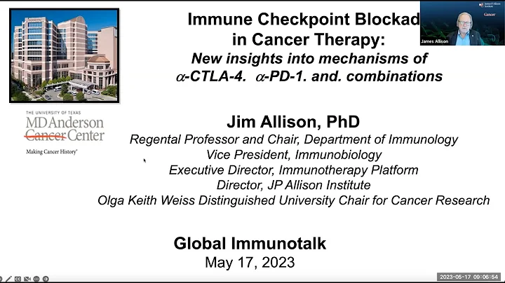 "Immune Checkpoint Blockade in Cancer Therapy" by Dr. Jim Allison - DayDayNews