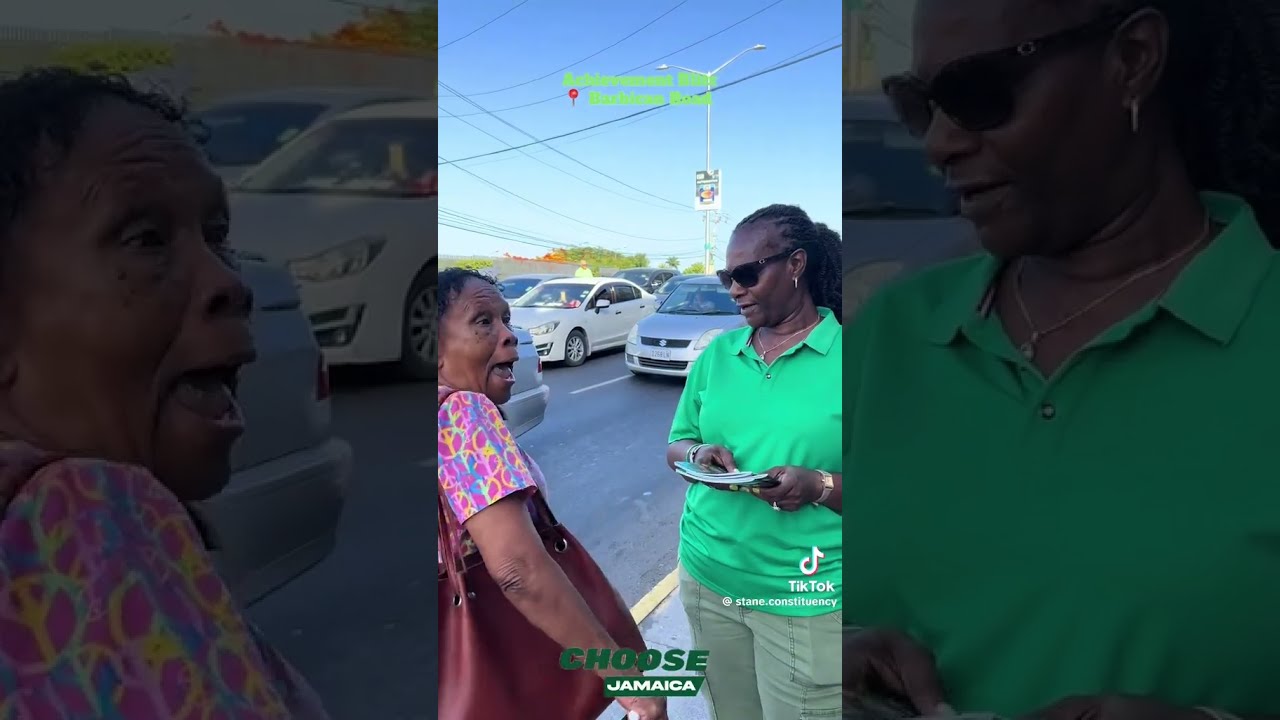 Elderly Woman Expresses Her Love For Prime Minister Andrew Holness