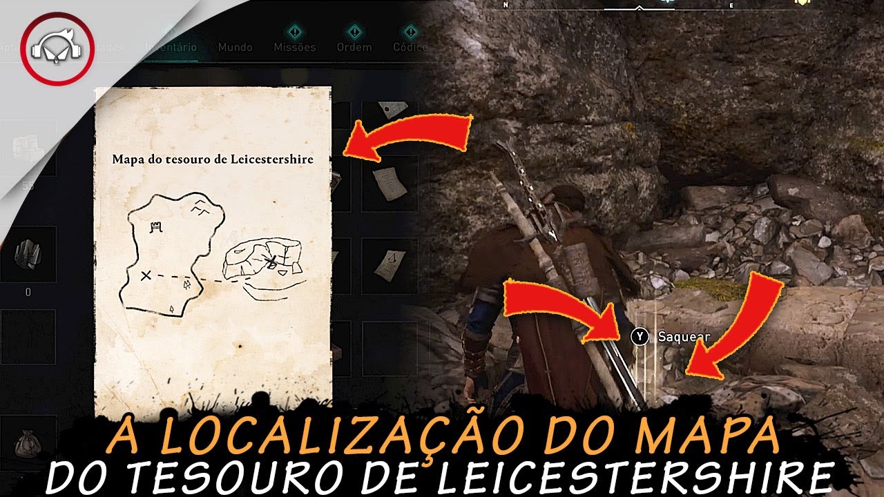 Assassin's Creed® Valhalla: Mapa do Tesouro de Lincolnshire 