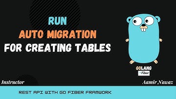 8 - Run Auto Migration for creating tables  (go Sales API)