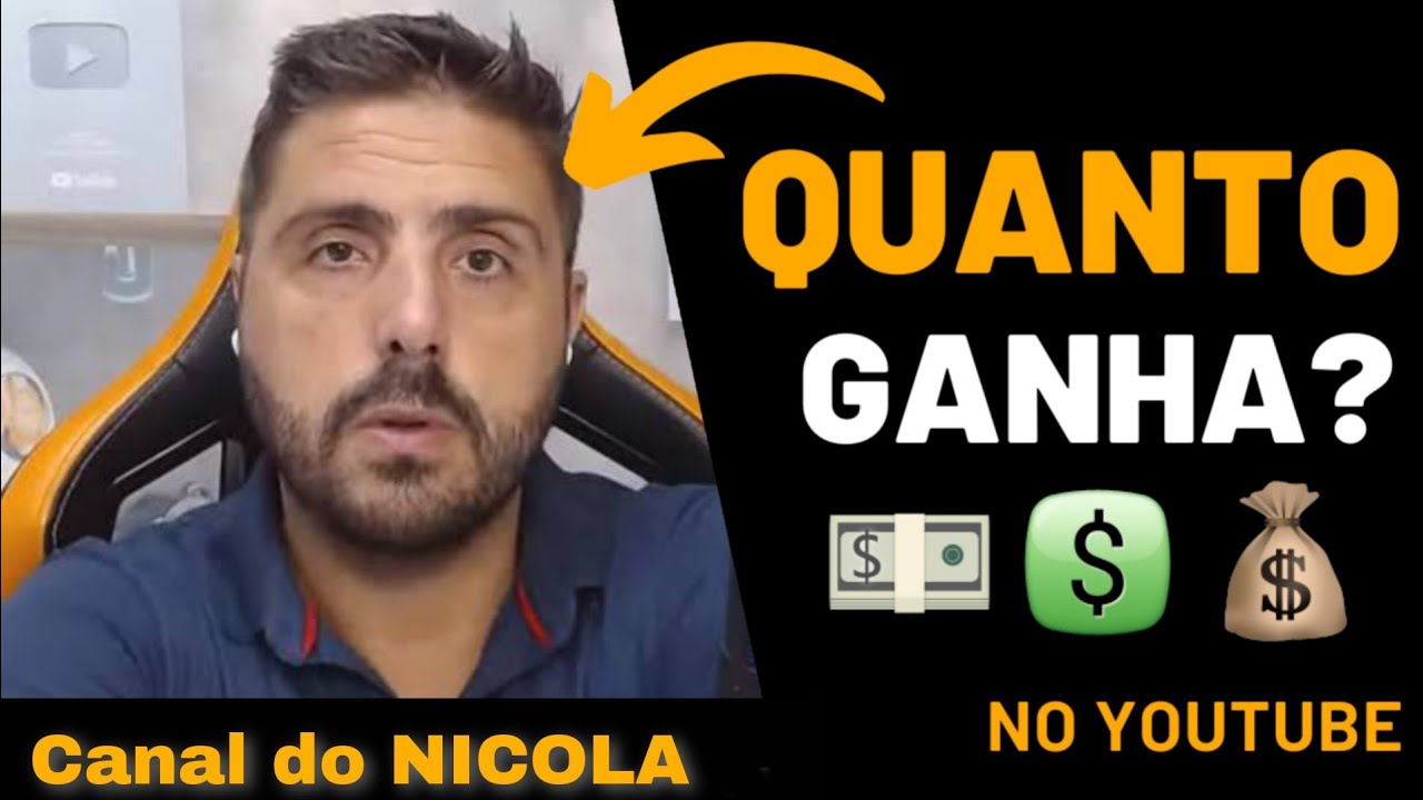 Quanto ganha Canal do NICOLA? (Jornalista Esportivo) no YouTube - YouTube