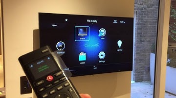 Control4 on screen TV Navigation
