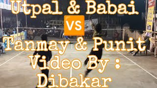 Utpal Babai Tanmay Punit Outdoor Badminton Tournament
