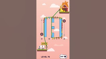 Rope puzzle// Level 70 // #shorts #gamesviralvideo