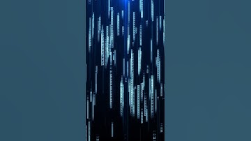 #4K #3D Big Data Abstract hologram #Digital City with futuristic #matrix number wall Animation.