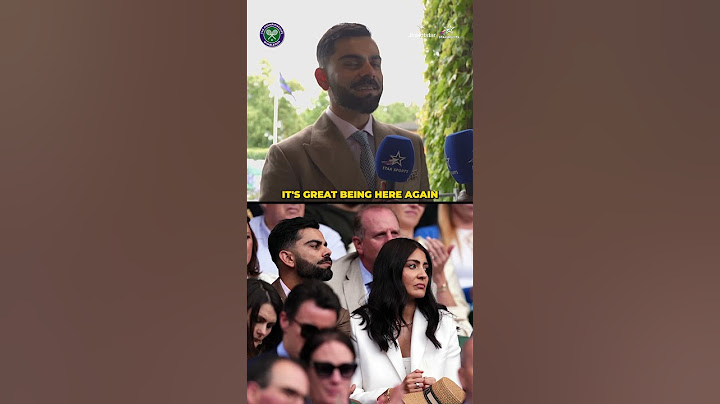 Virat Kohli graces the Wimbledon court alongside Anushka Sharma | #Wimbledon2025