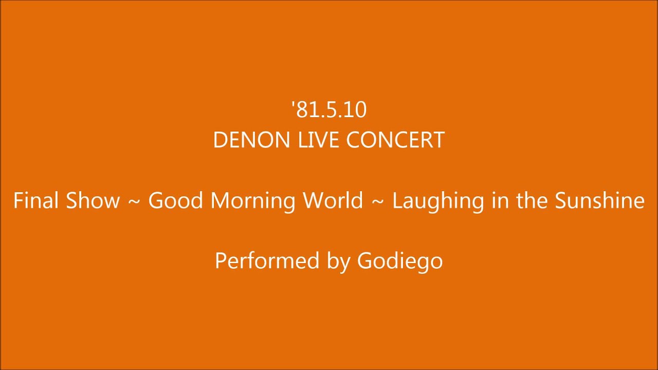 '81.5.10 DENON LIVE CONCERT 2