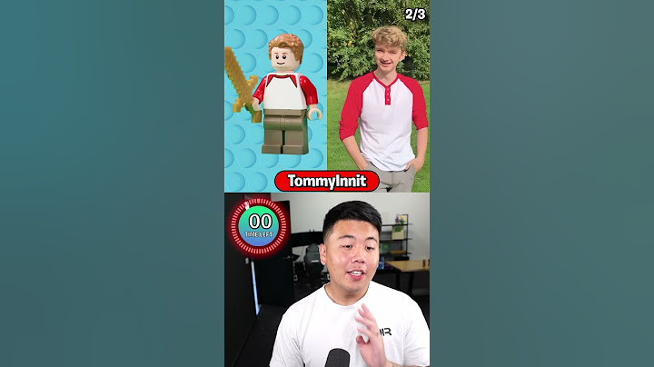 Guess the YouTuber by the Lego