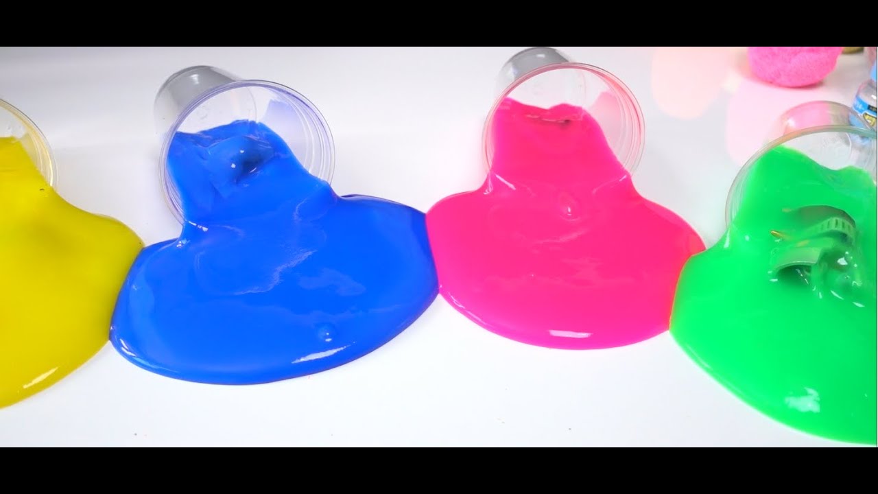 (color slime surprise toy)칼라 액체 괴물 서프라이즈 장난감 놀이 YouTube