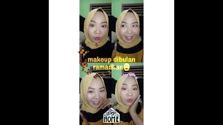 dirumahaja makeuptutorial makeupramadhan Make Up Di Bulan Ramadhanayu Aprilia