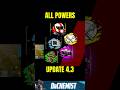 Update 4.3 All Powers and Skills #pubgmobile #shorts #shortsfeed