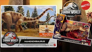 Mamenchisaurus y Nueva T. Rex | Jurassic World Legacy Collection y Epic Attack | Mattel