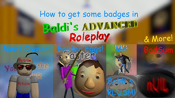 How to get some badges in Baldi