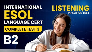 LANGUAGECERT ESOL International Listening Practice Test | Achiever Level B2 | Test 3