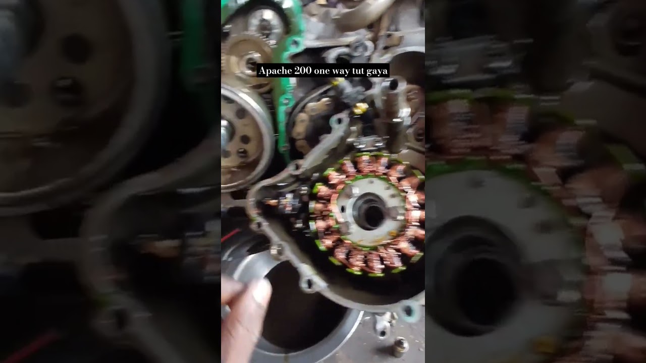 Apache 200 4v starting problem || one way change || coil change || vp bike service