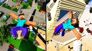 Realistic STEVE Minecraft Ragdoll Physics Test | Teardown (Fictional Gameplay Simulation)Part-2 #75