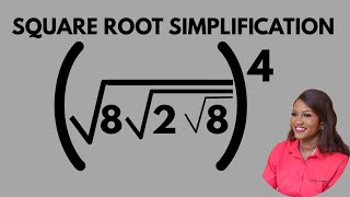 99% FAILED |NICE SQUARE ROOT SIMPLIFICATION | CAN YOU SOLVE (√8√2√8)⁴