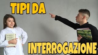 TIPI DA INTERROGAZIONE