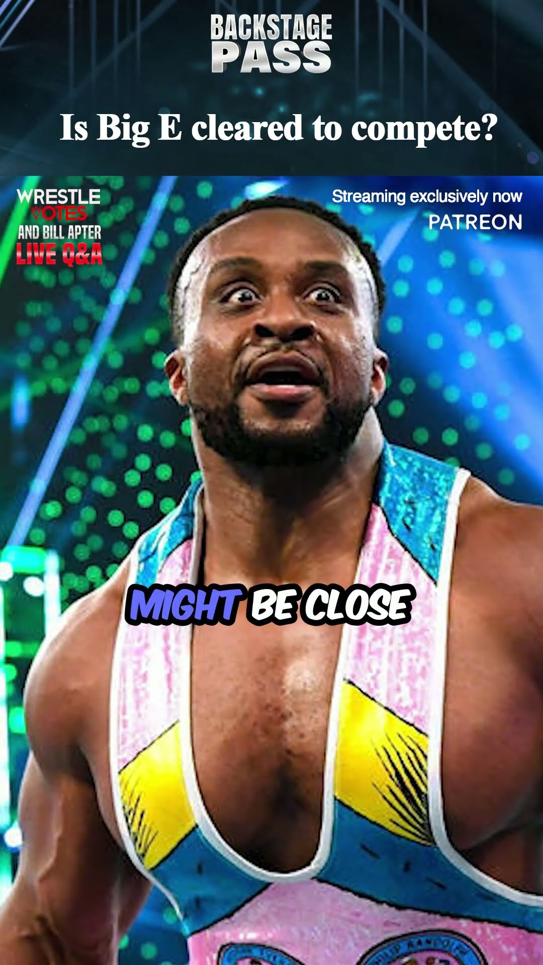 Is Big E cleared for a ring return? #wwe #bige #thenewday #wrestling #shorts