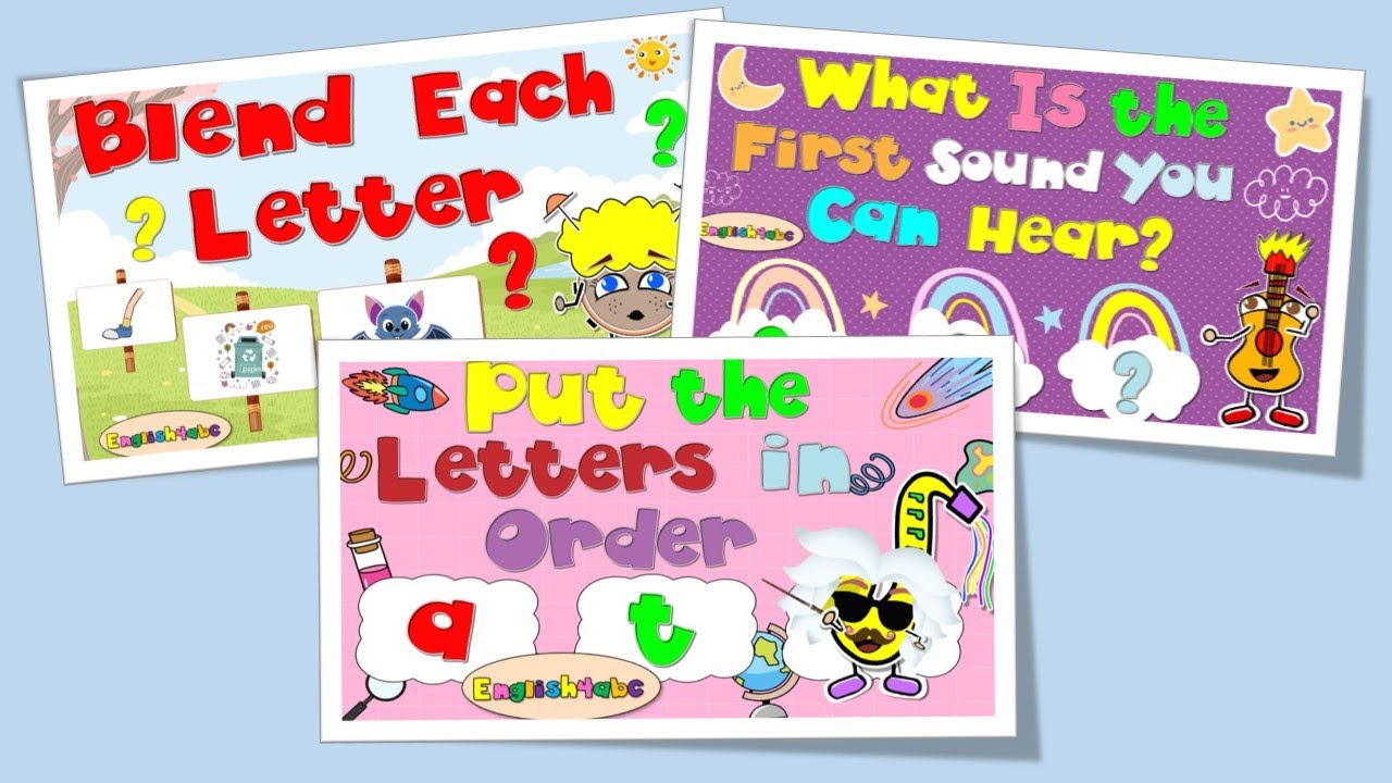 CVC Words / Blending / Listening / Ordering / CVC / CVCC / CVVC ...