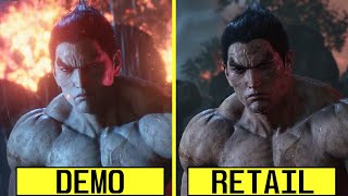 Tekken 8 Reveal Trailer / Demo vs Retail PS5 Graphics Comparison