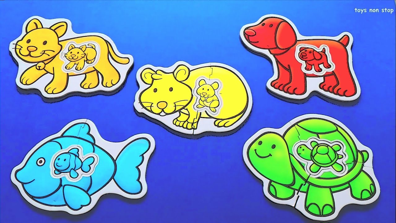 Puzzle ζωάκια | Early Learning animals puzzles for kids