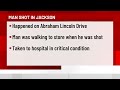 Jackson PD: Victim in critical condition after being shot while leaving store