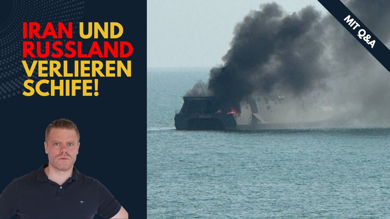U-Boot versenkt Kriegsschiff, Ru Tanker explodiert! Iran (5) & Ukraine Lagebericht (552) und Q&A