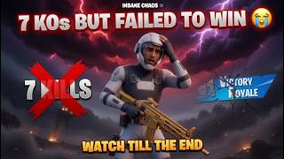 7 KOs But Failed to Win... Watch Till The End 😭