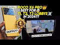 POCO X6 PRO BEST FOR T1,T2,T3 LOBBYS IN 2024💀•POCO X6 PRO BGMI/PUBG TEST 2024🔥•120FPS GAMING REVIEW🚀