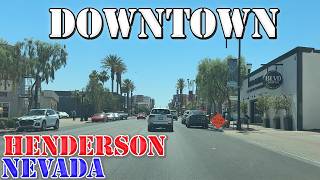 Henderson - Nevada - 4K Downtown Drive
