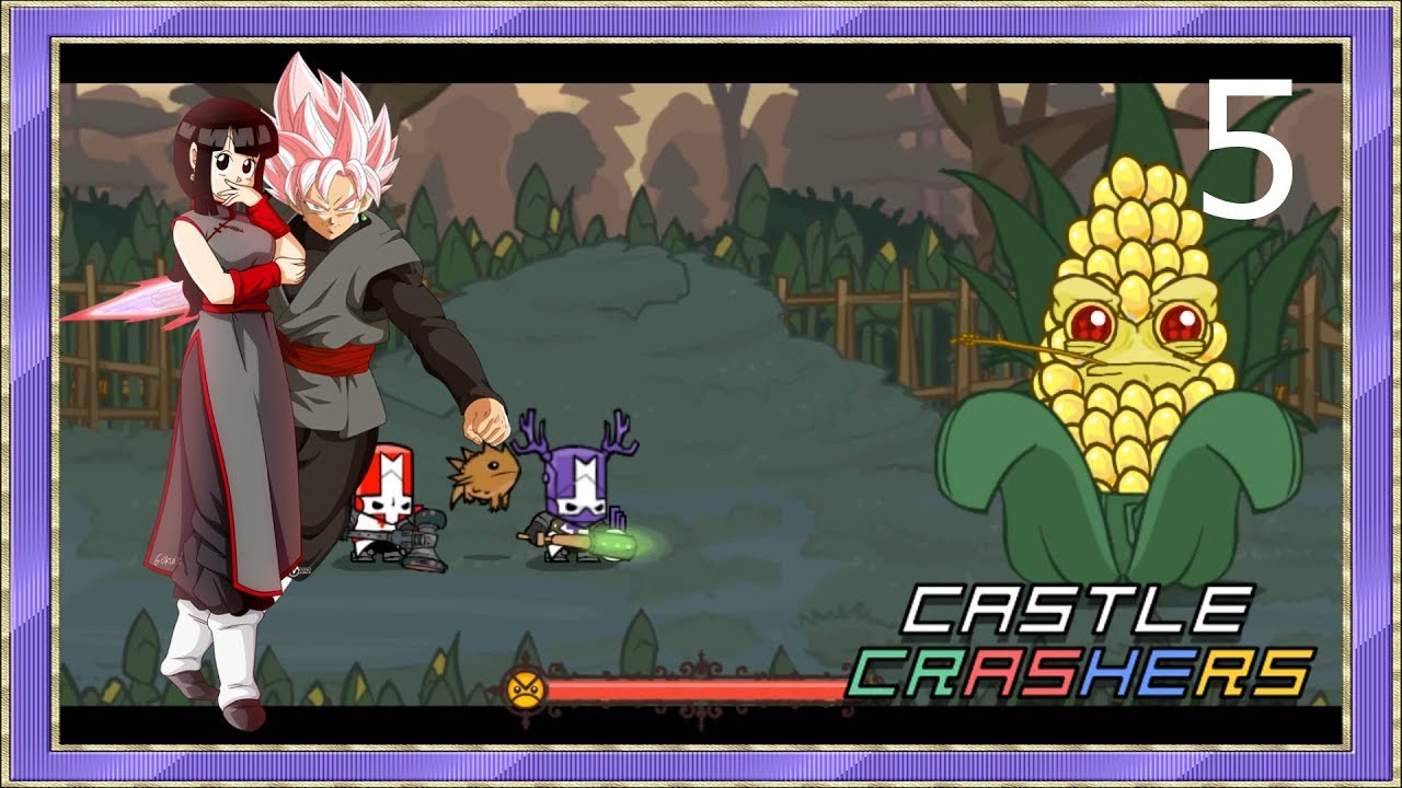 ЧиЧи Блэк и Гоку Блэк играют в Castle Crashers, 5 серия, 2 часть: Забавные каламбуры от Роуз.