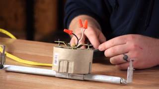 How to Cap Off Light Fixture Wires : Electrical Work