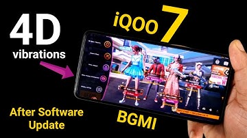 iQOO 7 BGMI 4D vibrations After software update 🔥🔥🔥