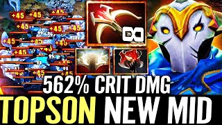 ๐ฅ TOPSON Sven NEW MID 562% CRIT โ Daedalus + God's Strength Max Cleave vs CK Dota 2 Pro
