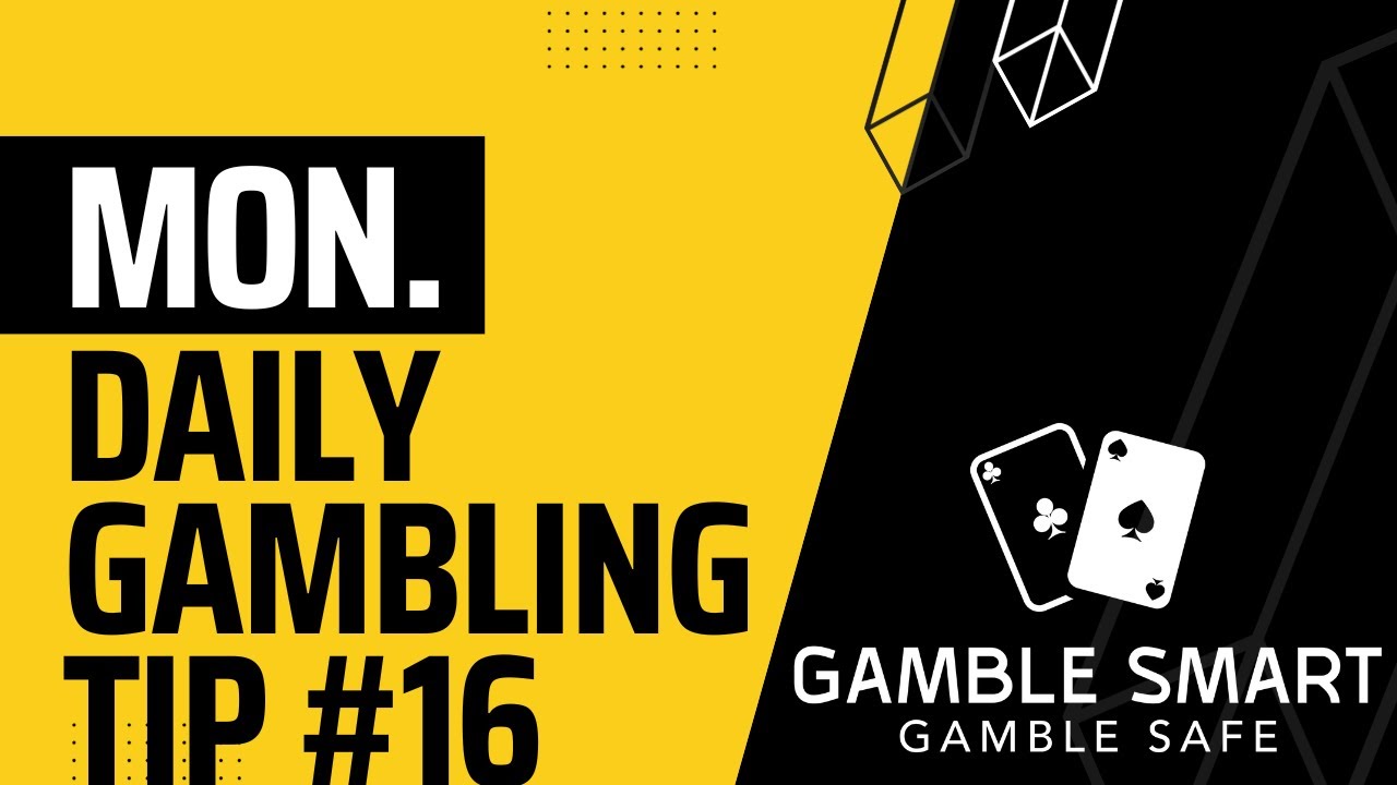 Daily Gambling Tip #16 🎰 Monday, November 27th: Gamble Smart, Gamble Safe
