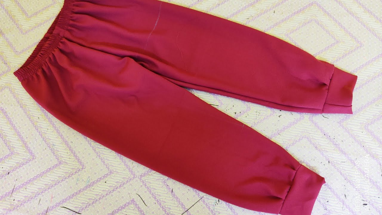 Cara nak buat seluar kanak2 yang ada cerut kat kaki..