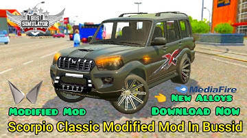 #bussid #bussimulatorindonesia #bussidmod #scorpio #scorpioclassic #mahindra Scorpio car mod bussid