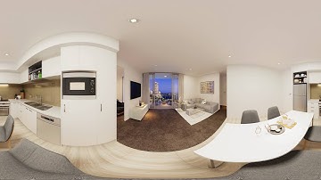 Interior Dusk Panoramic 360 render