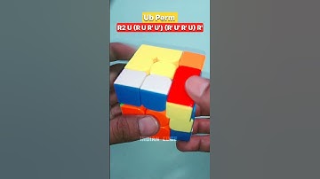 Ub Perm Algorithms || Advance Pll #shorts #indiancube