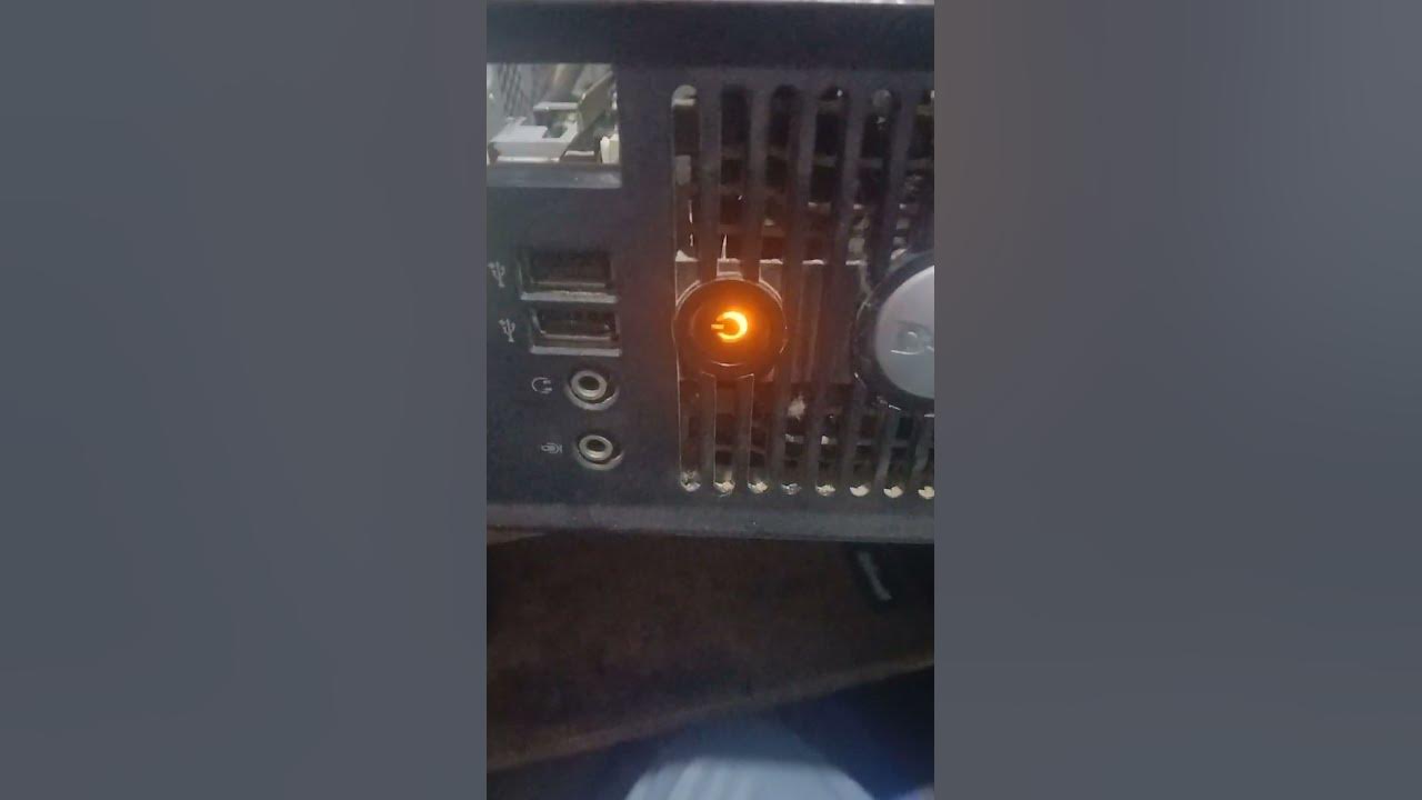 Dell pc orange light Blinking Shorts YouTube