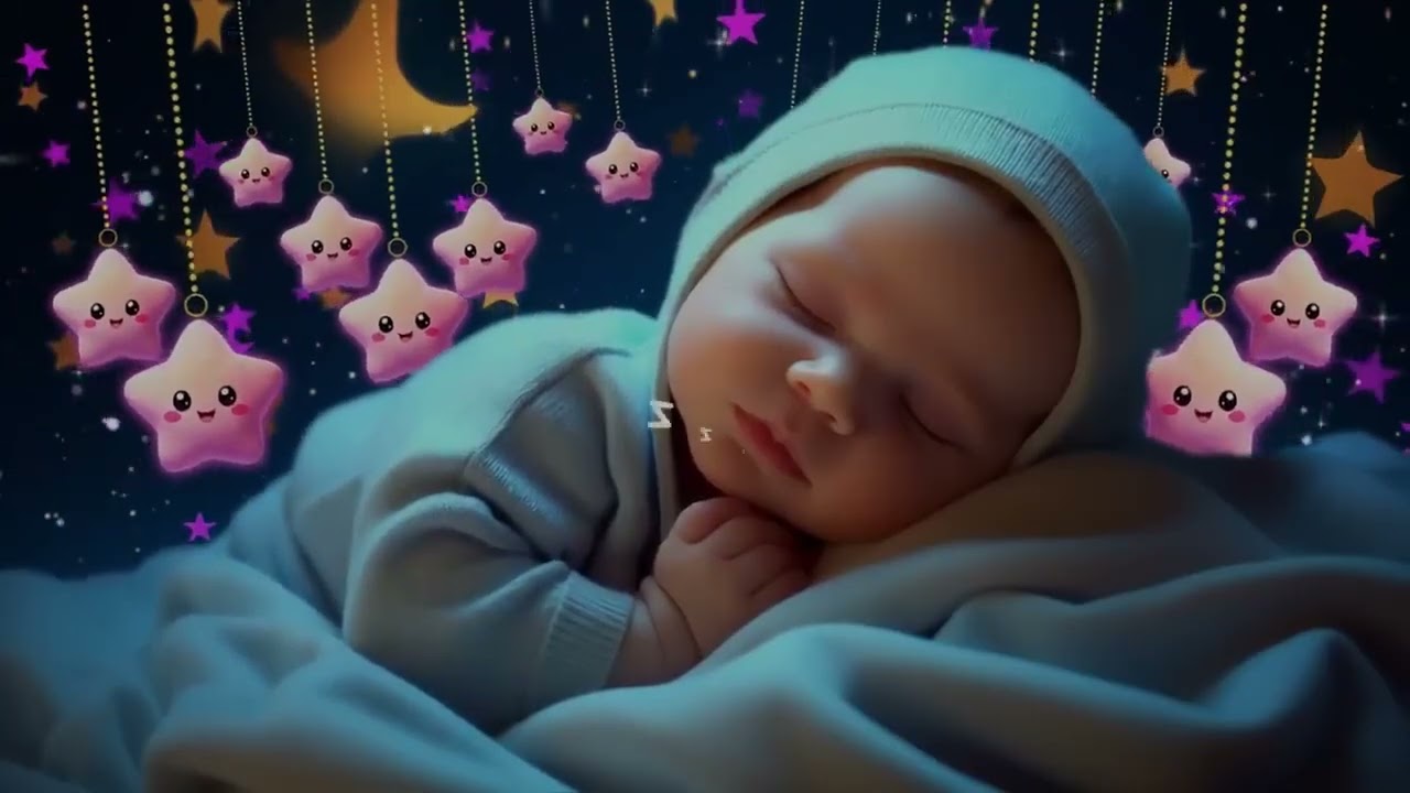 Baby Sleep Music 🌙 Mozart & Brahms Lullaby 🎵 Relax Fully and Sleep Without Worry