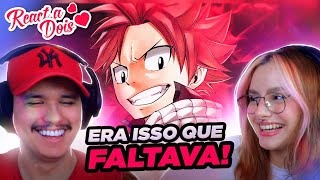 REACT Rap do Natsu (Fairy Tail) - COMO SE EU FOSSE UM DRAGÃO | 7 MINUTOZ