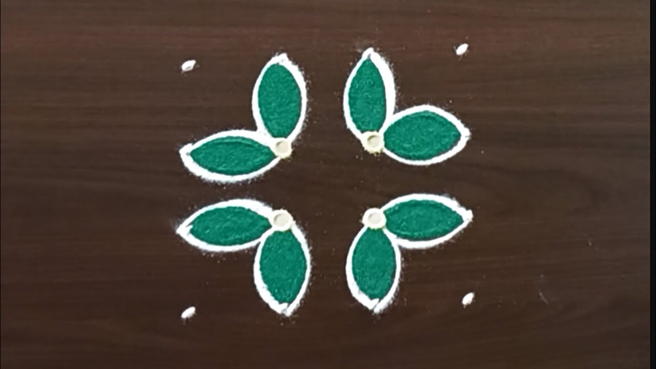 4x4Rangoli | festival muggulu | daily rangoli