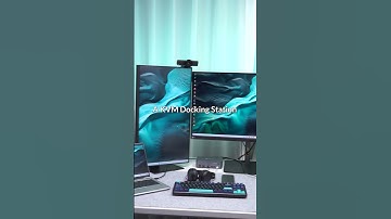 Switching dual monitors between 2 laptops?  This KVM docking station makes it seamless!