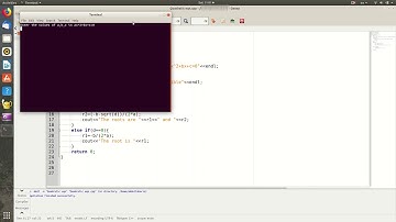 C++ Program to Find All Roots of a Quadratic Equation