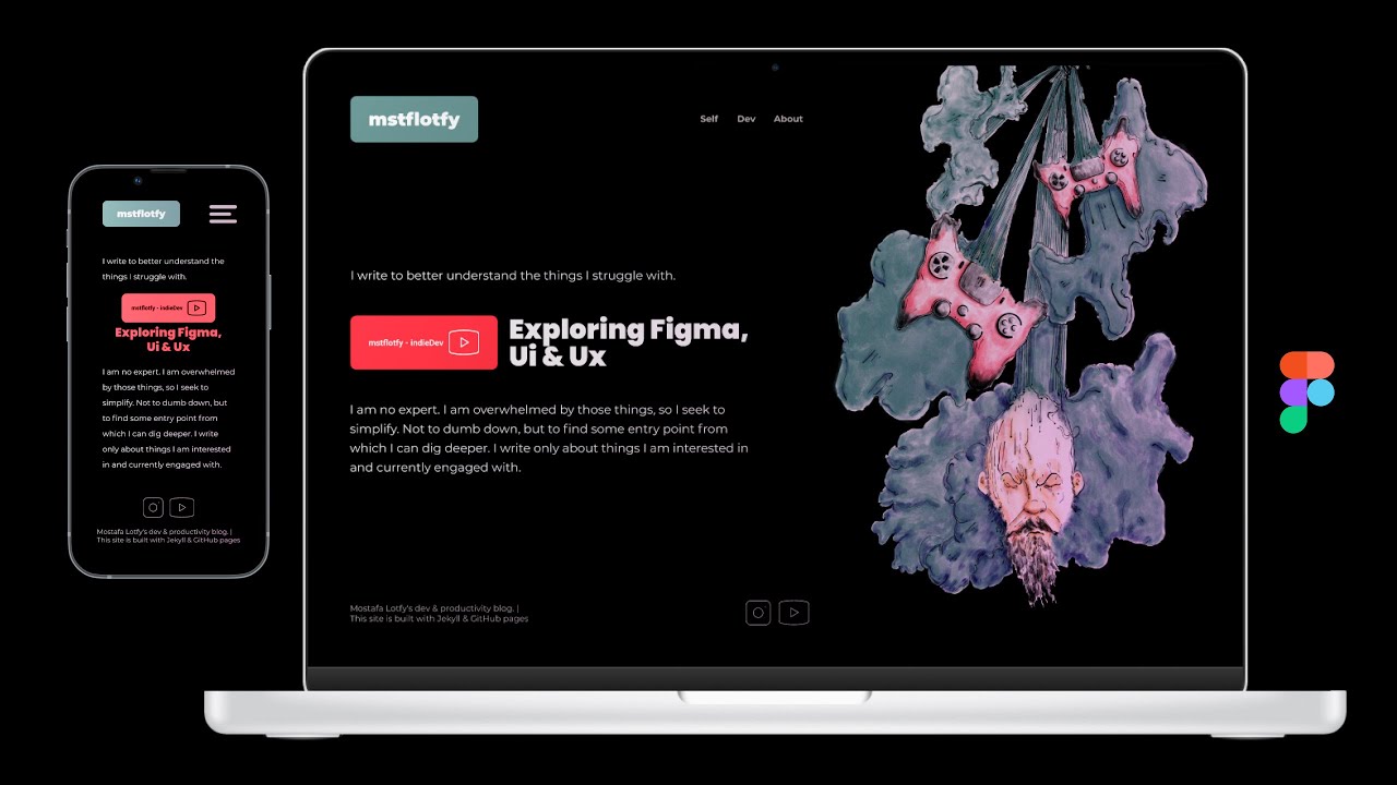 Figma full Design & Prototype – Make a responsive website in Figma
