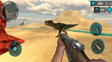 Real Dino Hunter Fps Shooter Android ios Gameplay - Dinosaur game - Dinosaur Planet Gaming #100