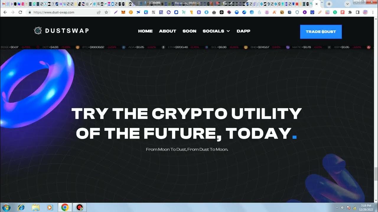 DustSwap Protocol Dust Is Live to Trade On Eth Buy Now YouTube
